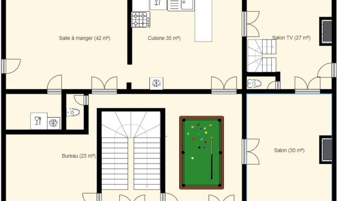 Nouveau plan rdc chateau