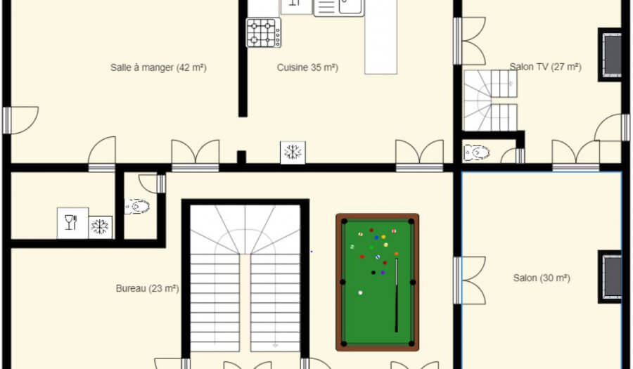 Nouveau plan rdc chateau